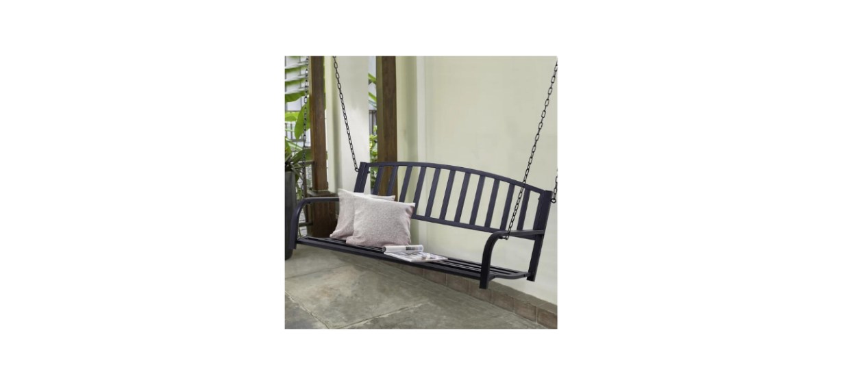 best Winston Porter Raybon 2-Person Porch Swing
