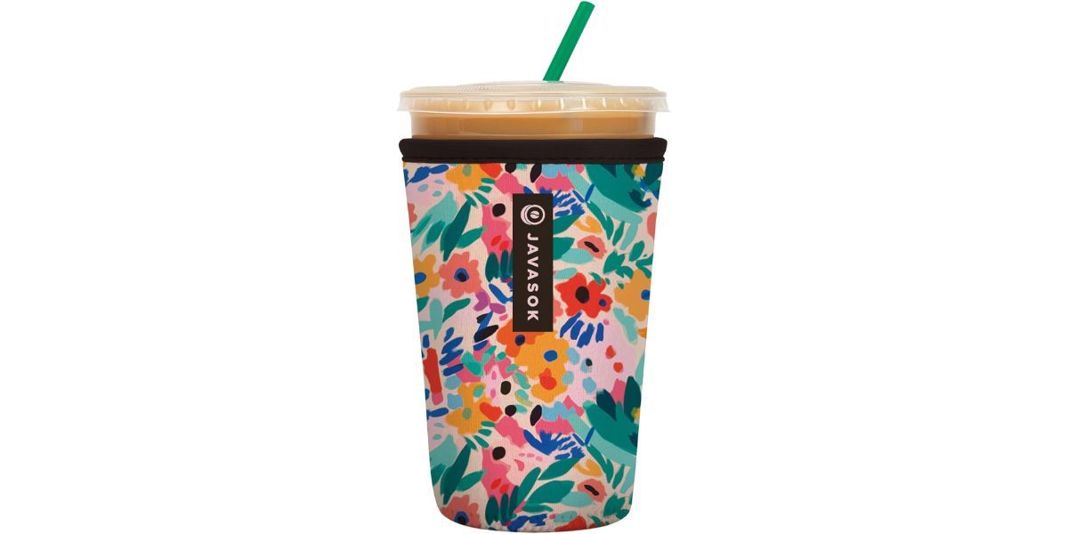 Sok It JavaSok Iced Coffee &amp; Cold Soda Insulated Neoprene Cup Sleeve