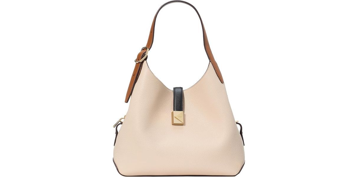 Kate Spade New York Deco Pebbled Leather Medium Crossbody Tote