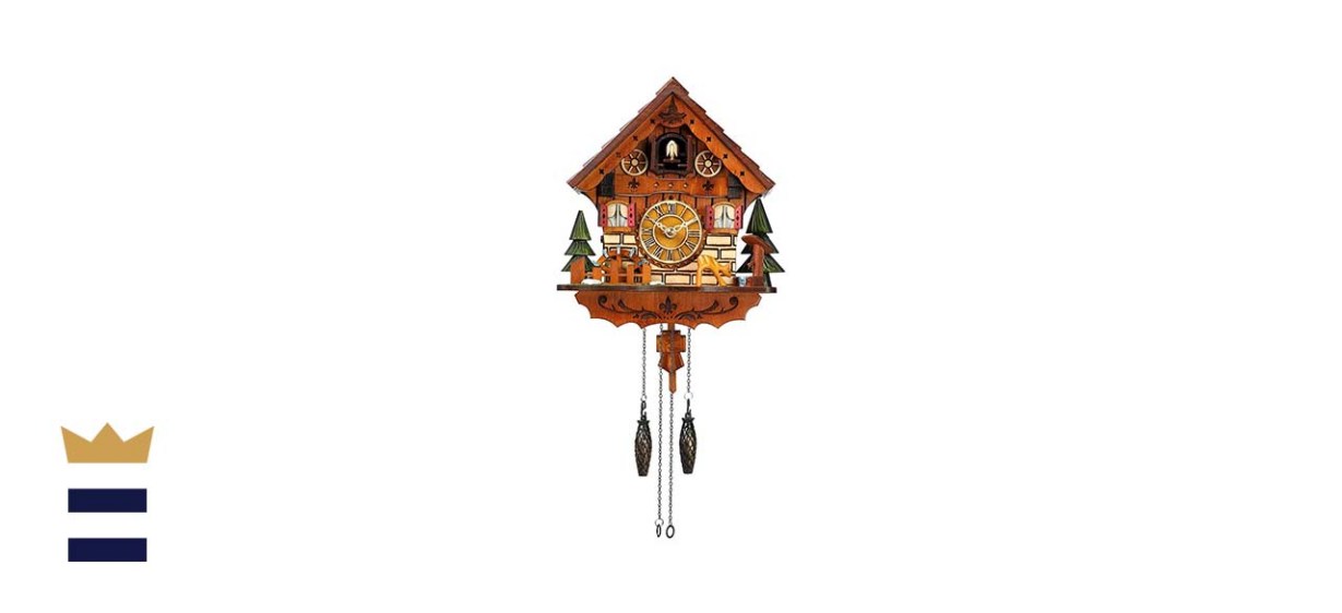 Kintrot Cuckoo Clock Handcrafted Traditional Black Forest Wood Clock