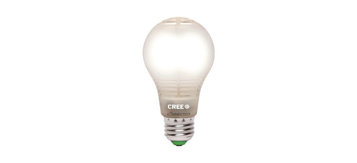 Cree Lighting Connected LED Smart Bulb on white background