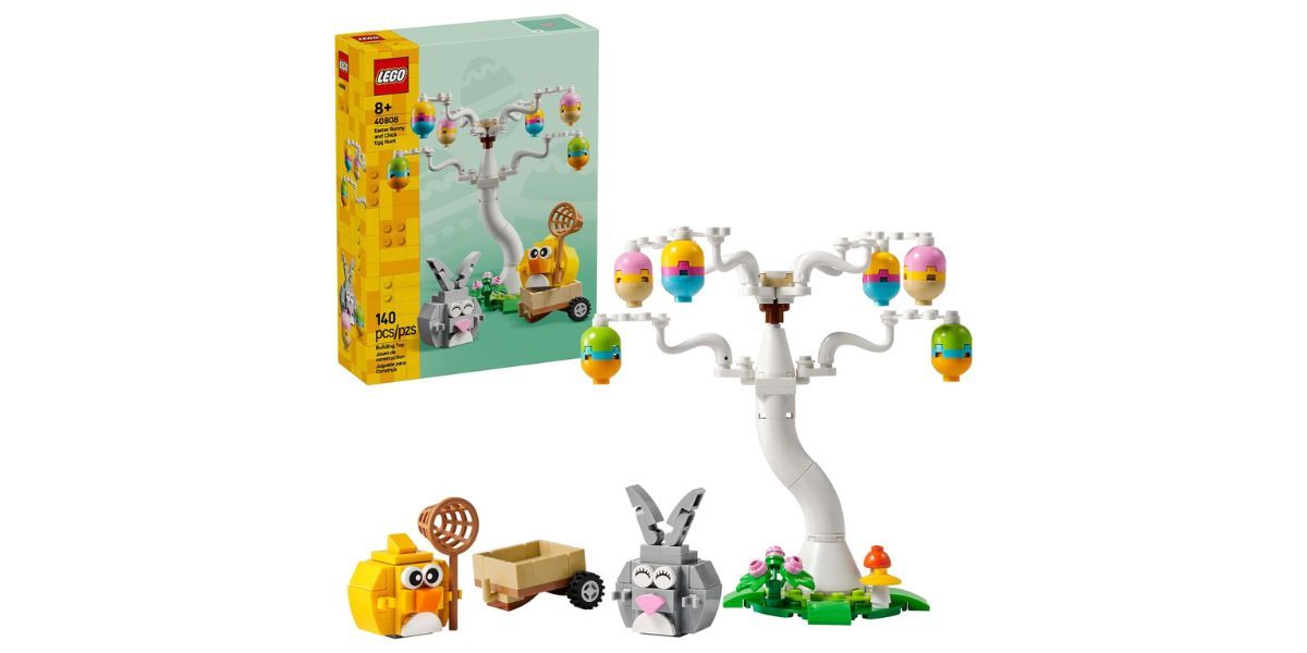 LEGO Easter Bunny and Chick Egg Hunt Building Toy