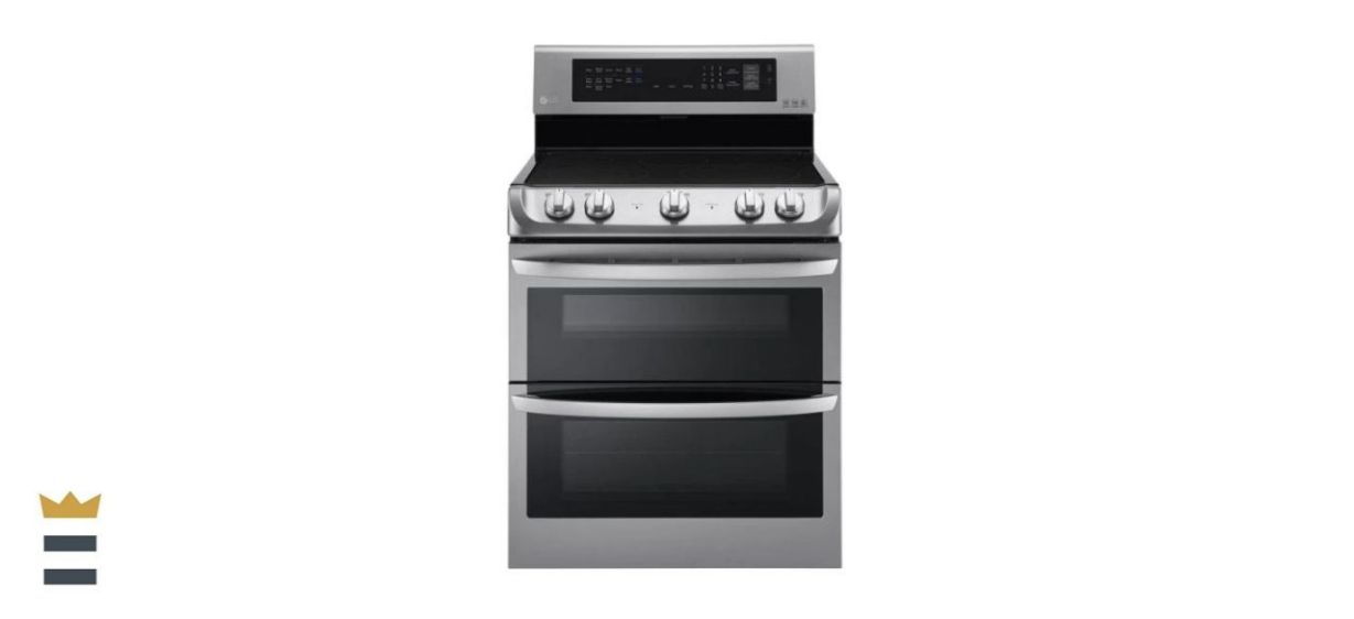 LG 7.3-Cubic Foot Double Oven Electric Range with ProBake
