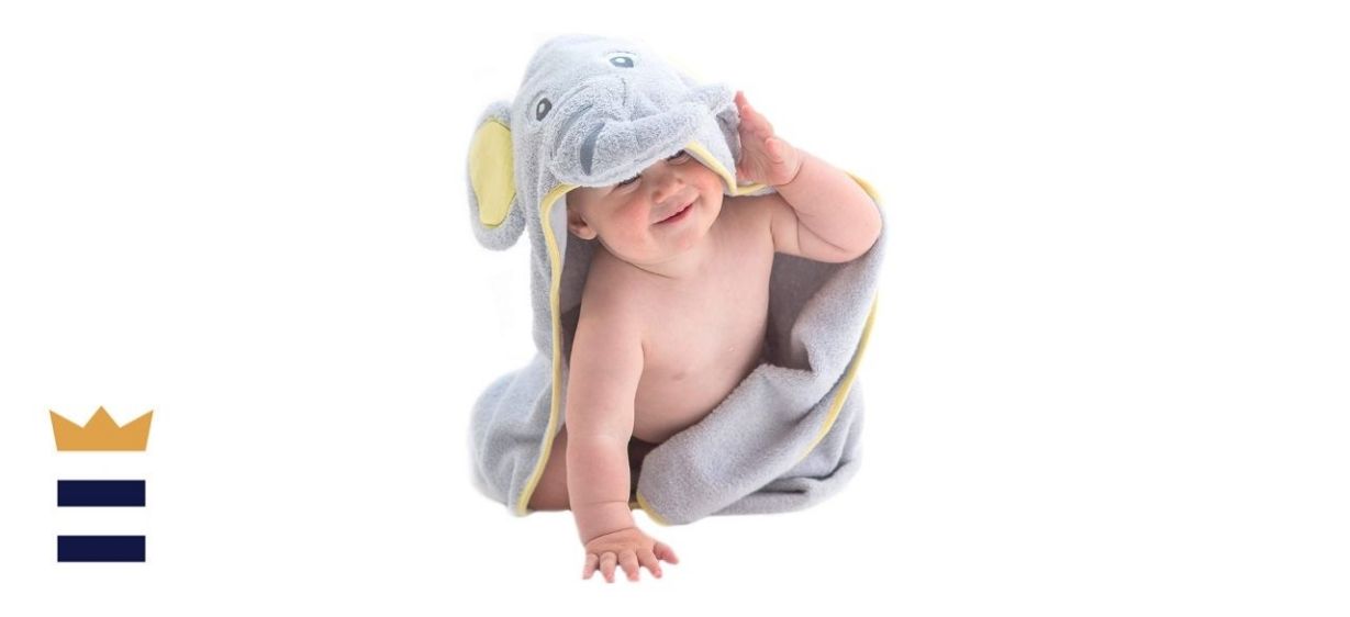 Little Tinkers World Elephant Hooded Baby Towel