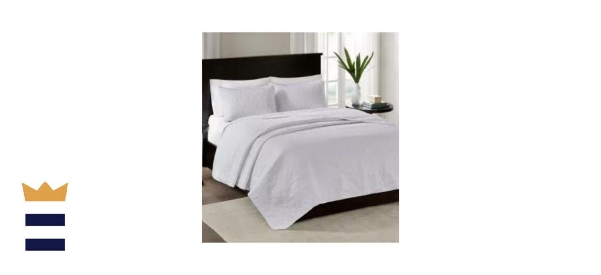 Madison Park Quebec 3 Piece Queen Quilted Bedspread Set