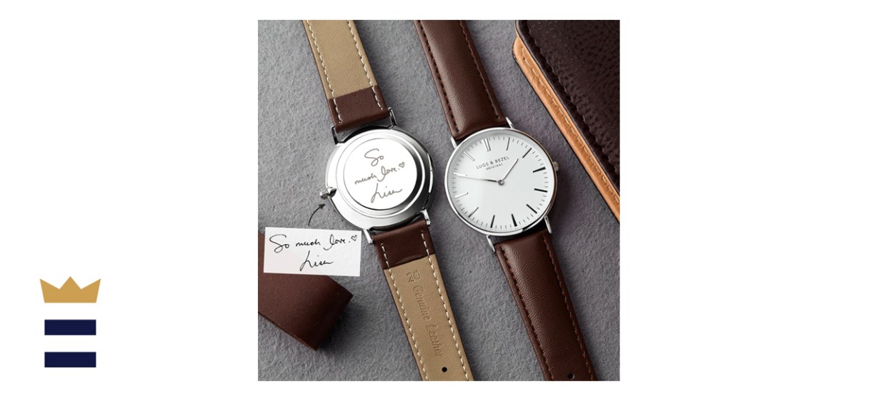 Minutestry Engraved Lugs &amp; Bezel Watch