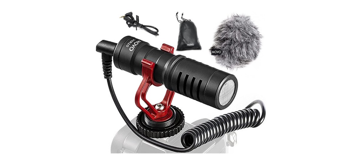 Movo VXR10 Universal Video Microphone with Shock Mount