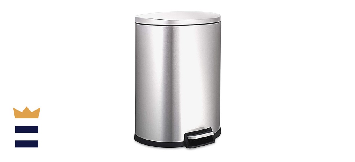 Ninestars 12-Gallon Step-On Trash Can 