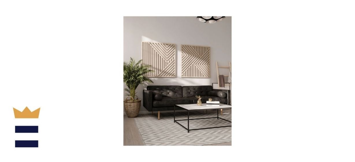 Other Furniture Modern Wood Wall Art Set