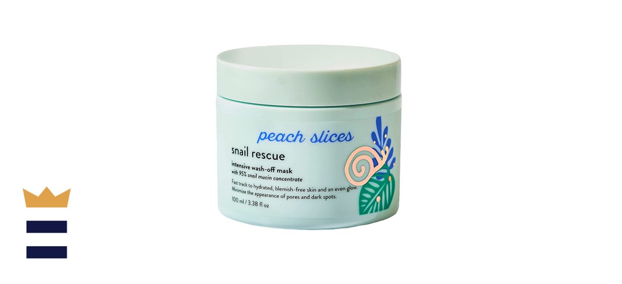 Peach Slices Snail Rescue Intensive Wash-Off Mask
