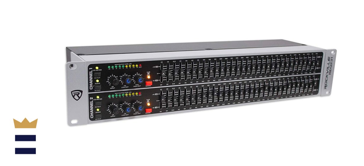 Rockville REQ231 Dual-Channel 31-Band Graphic Equalizer
