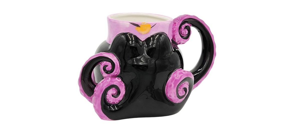 Silver Buffalo Disney Villain Ursula Tentacles Ceramic 3D Sculpted Mug