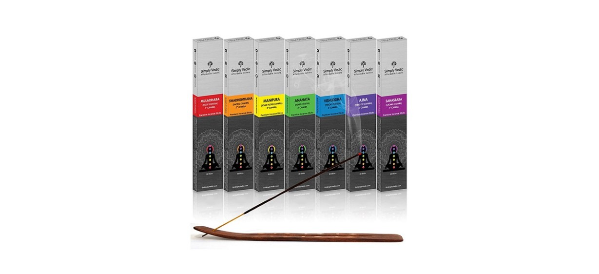 Simply Vedic 7 Chakra Premium Agarbatti Incense