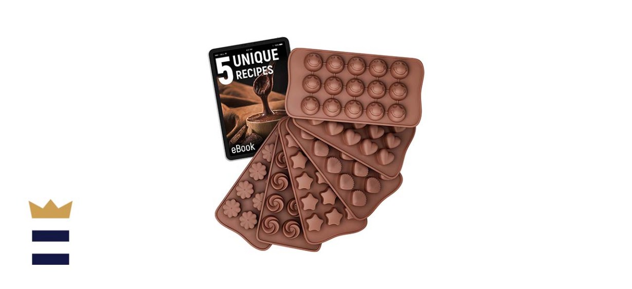 Mighty-X Silicone Candy Molds, 6-Pack