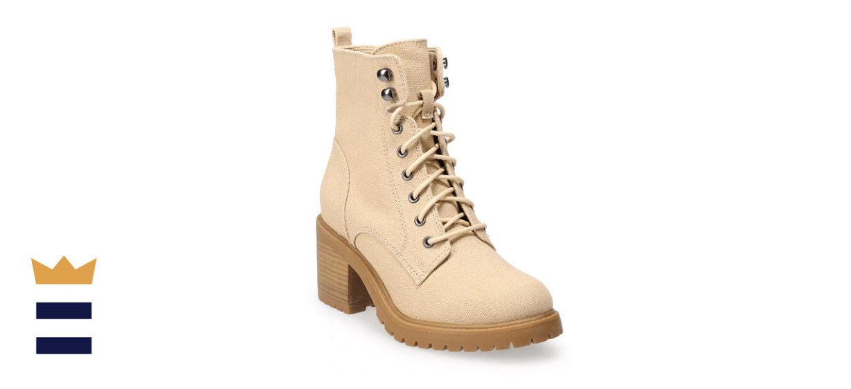 Sonoma Goods for Life High Heel Combat Boot