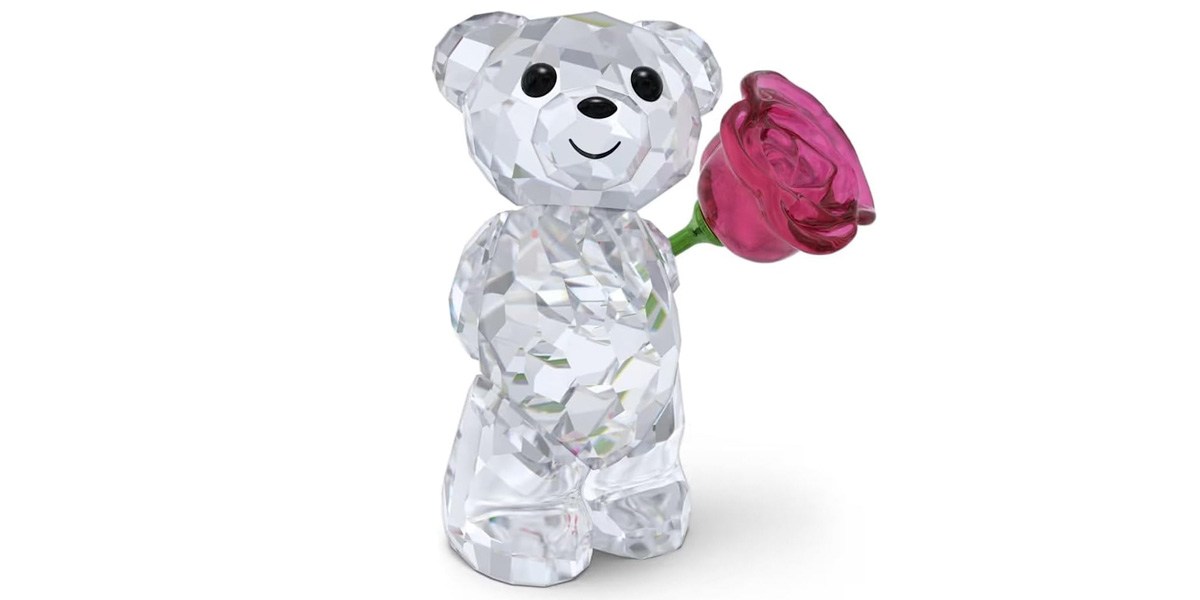 Swarovski Kris Bear A Rose with Love