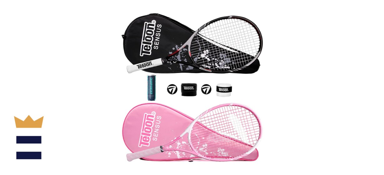 Teloon Tennis Rackets For Adults Set