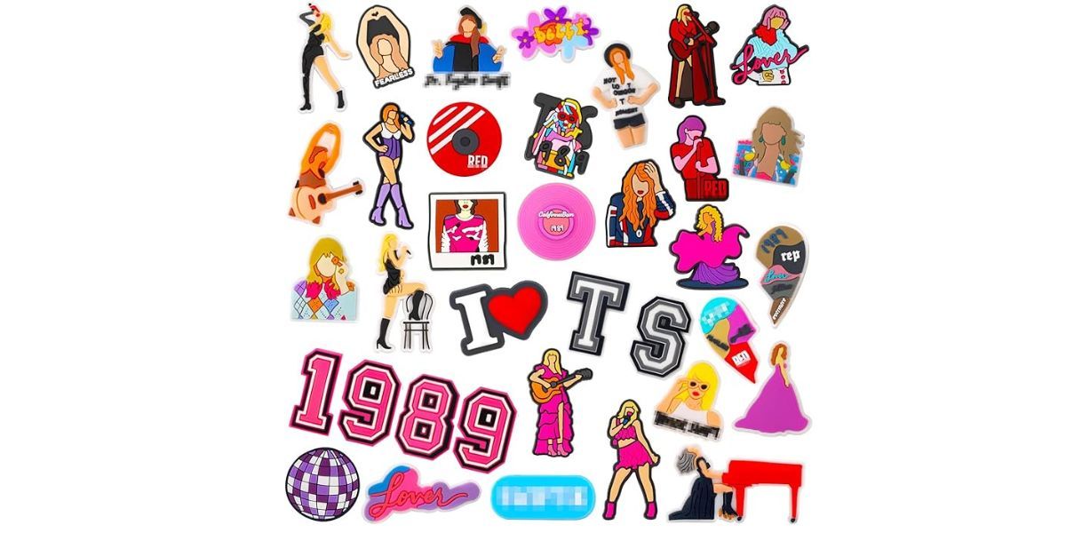 Taylor Swift-Inspired Croc Charms