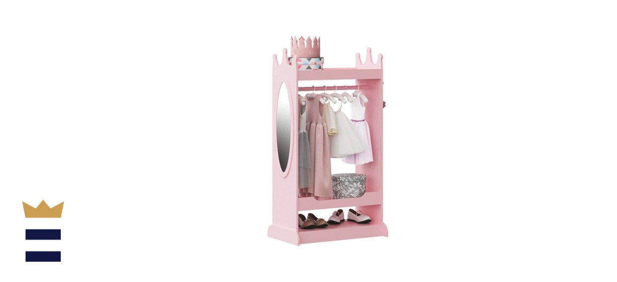 UTEX Kids Dress up Storage with Mirror