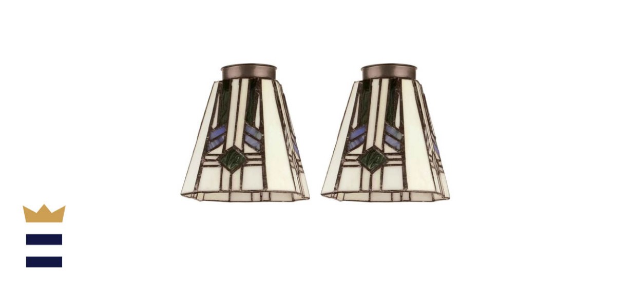 Westinghouse Square Tiffany Lampshades (Pack of 2)