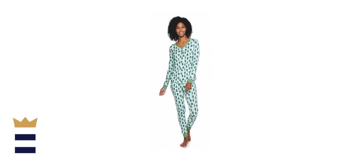 Women’s LC Lauren Conrad Jammies for your Families Warmest Wishes Pajamas Set