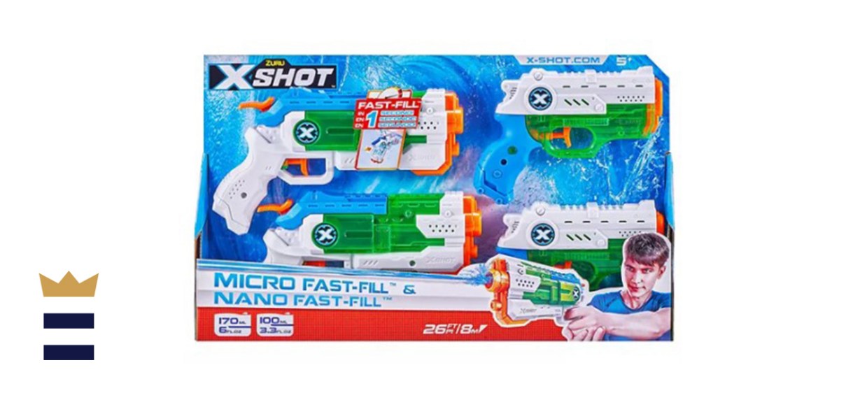 Zuru X-Shot Water Warfare Micro Fast-Fill &amp; Nano Fast-Fill Combo Pack
