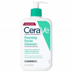 CeraVe Foaming Face Cleanser, Face Wash for Normal to Oily Skin