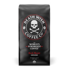 Death Wish Coffee Ground Coffee USDA Certified Organic