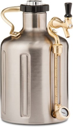 GrowlerWerks uKeg 128 Pressurized Growler for Craft Beer