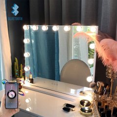 FENCHILIN Large Vanity Mirror with Lights