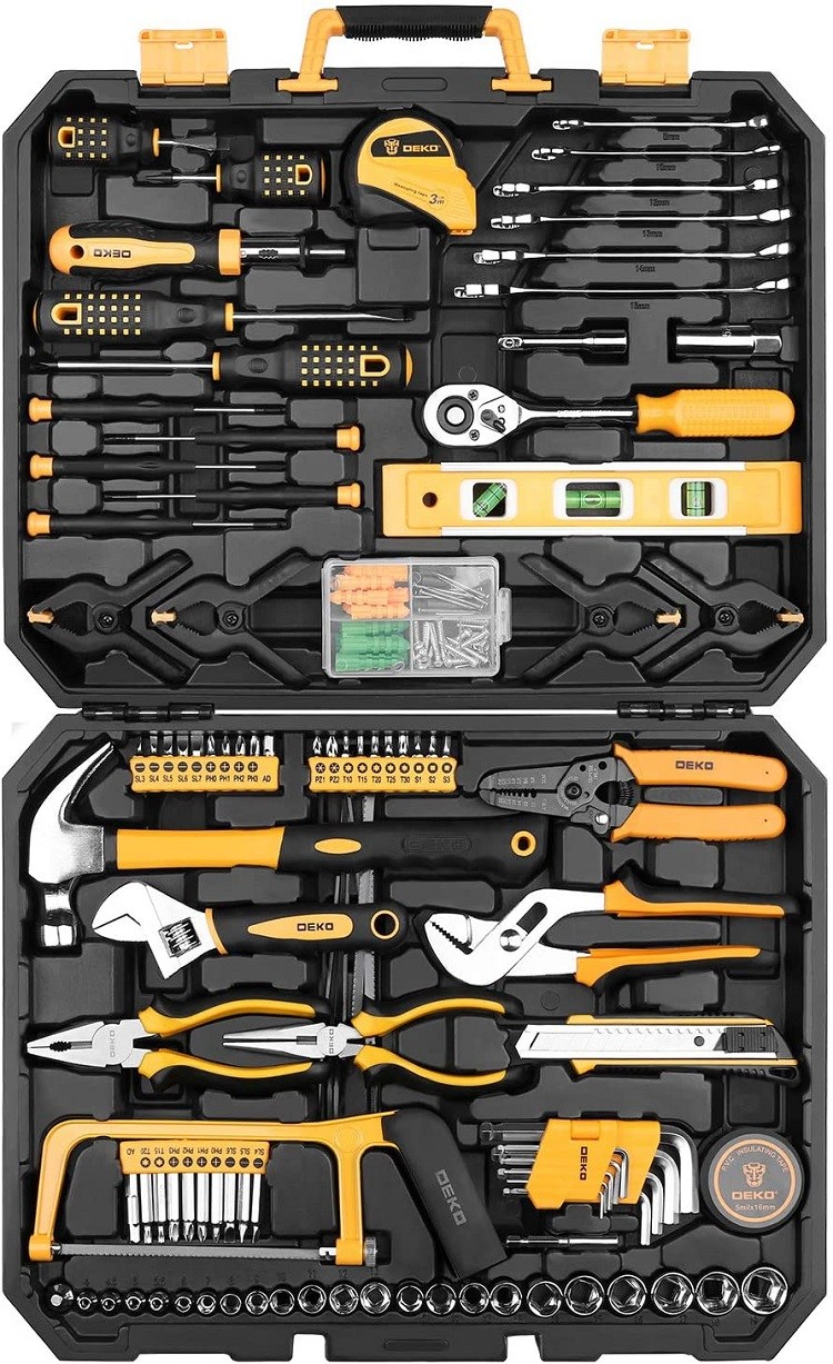 DEKOPRO 168-Piece Mixed Tool Set