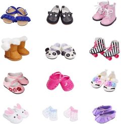 Etistta Shoe and Sock Bundle for Dolls