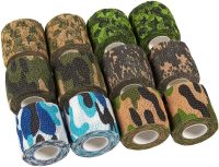 Juvale 12 Pack Self-Adhesive Bandage Wrap