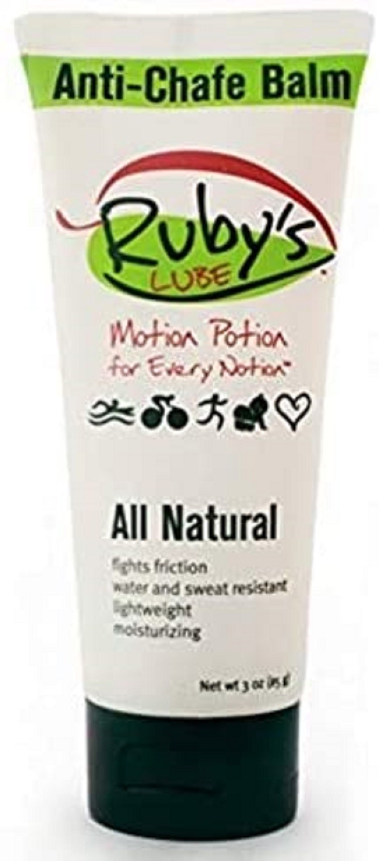 Ruby's Lube All-Natural Anti-Chafe, Anti-Blister Balm