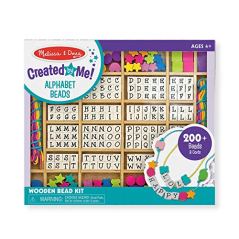 Melissa & Doug Deluxe Wooden Stringing Beads Jewelry-Making Kit