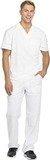 Dickies Dynamix Men's Stretch V-Neck Top and Zip Cargo Pant Scrub Set