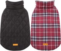 Kuoser Reversible British Style Plaid Dog Vest