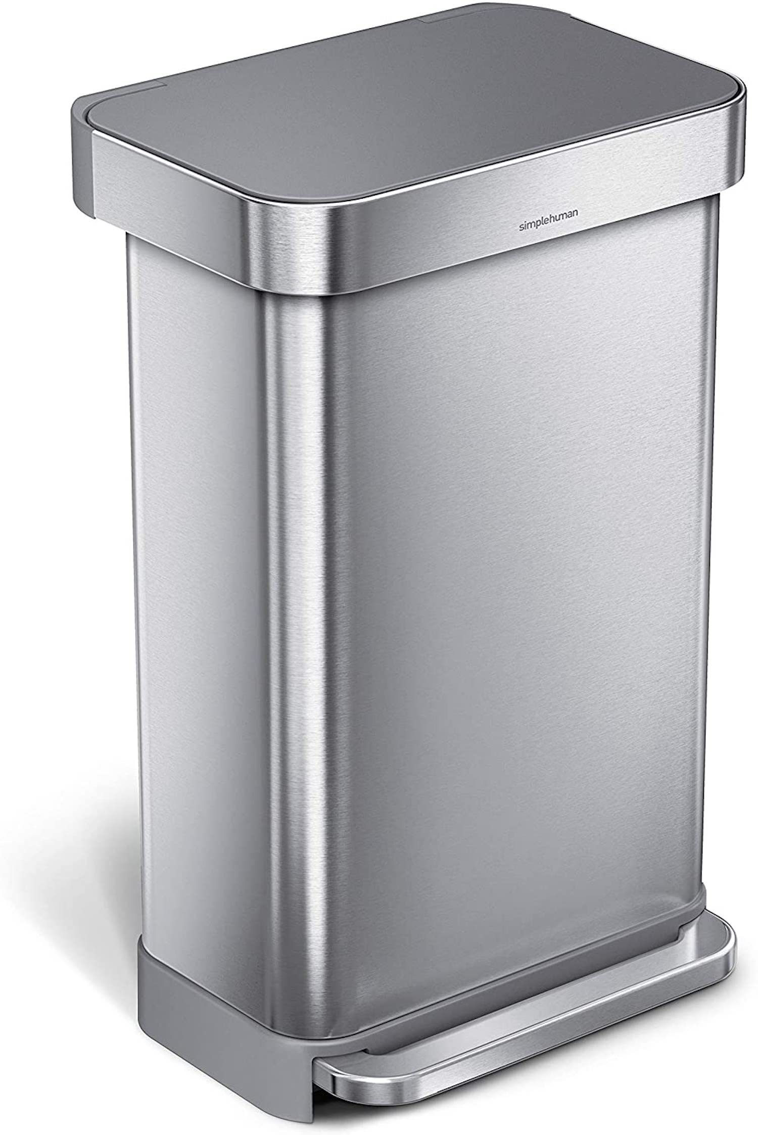 simplehuman Rectangular Hands-Free Kitchen Step Trash Can