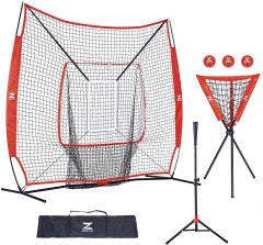 ZELUS Baseball Practice Net Equipment Set