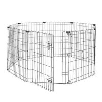 Amazon Basics Foldable Octagonal Metal Exercise Dog Playpen