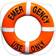 Aquatic Technology Orange Ring Buoy