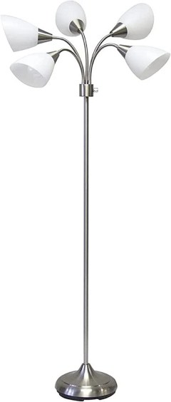 Adesso Multi-White 72-inch Shade Floor Lamp