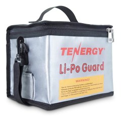 Tenergy 8.5" 6.5" x 5.7" Lipo Battery Bag w/ Shoulder Strap