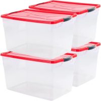 Rubbermaid Cleverstore Clear Holiday Storage Containers