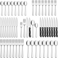 Hiware 48-Piece Silverware Set