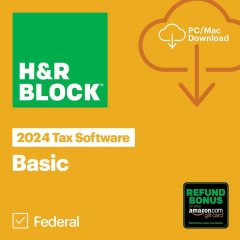 H&R Block 2024 Tax Software Basic