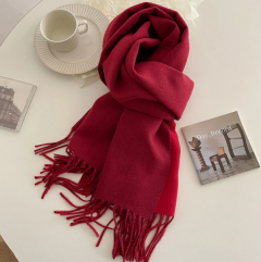 Youzey The Victoria Burgundy Scarf