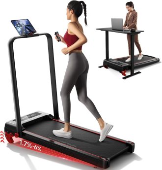 RHYTHM FUN Treadmill with Incline