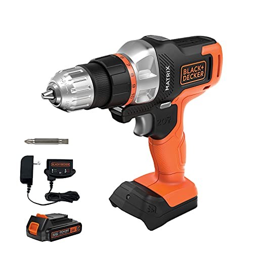 BLACK+DECKER 20-Volt MAX Lithium-Ion Matrix Drill