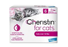 Cheristin Flea Treatment Topical For Cats Over 1.8 lbs